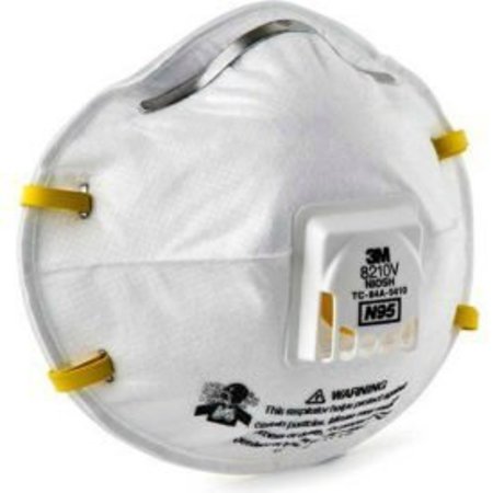 3M 3M„¢ 8210V N95 Disposable Particulate Respirator, 10/Box 7000002462